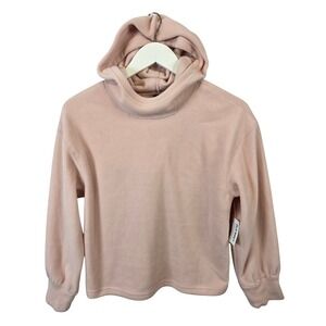 NEW ~ Old Navy Youth Girls XL 14-16 Fleece Hoodie Pink Long Sleeve Pullover